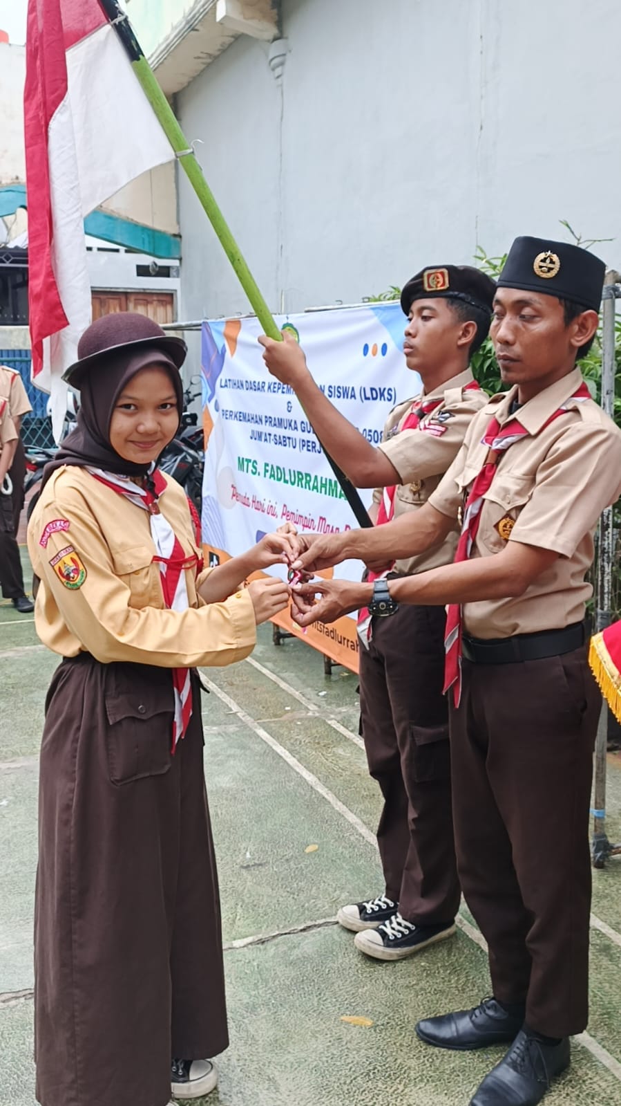 Dokumentasi LDKS dan Pelantikan Pramuka Tahun Ajaran 2025/2026